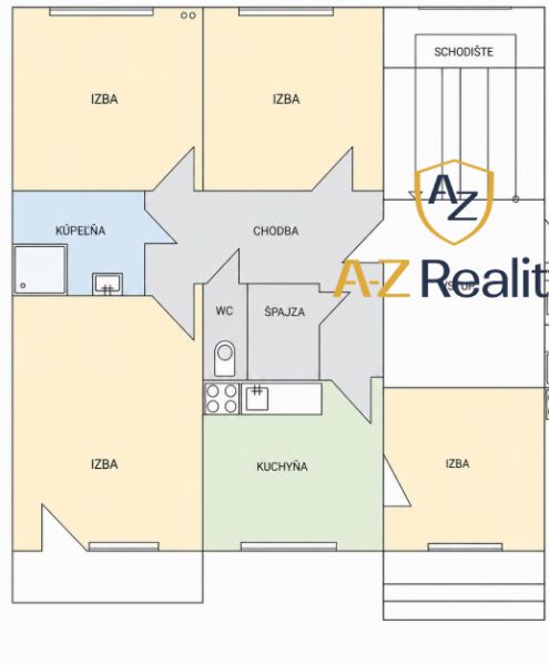 Sale Three bedroom apartment, Three bedroom apartment, Hradná, Komárno